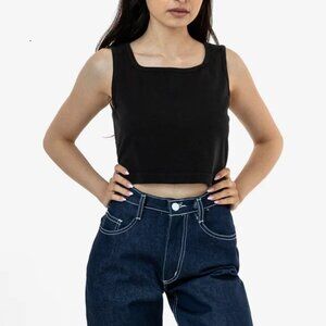Los Angeles Apparel Garment Dye Crop Tank